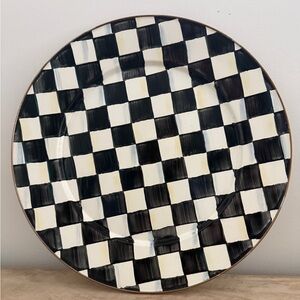 FREE SHIPPING! Mackenzie Childs Courtly Check Serving Platter